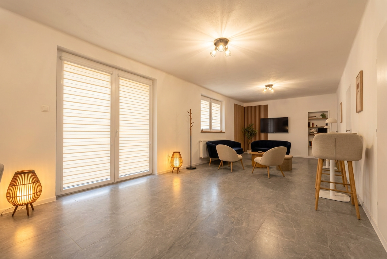 Lounge — posedenie a TV